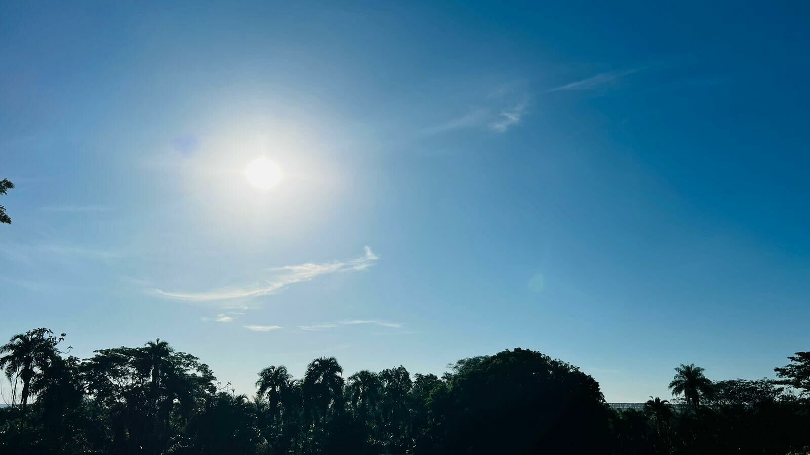 Imagem de compartilhamento para o artigo Máxima de 36ºC: Segunda-feira inicia com nova onda de calor em Costa Rica e região da MS Todo dia